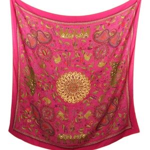 Hermes Carre Kantha silk 90' Silk